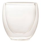 2 Copos Café Parede Dupla Borossilicato 70ml Lyor Transparente