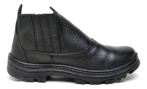 Bota Epi Calçado Segurança Couro Resistente Biqueira Pvc Ca