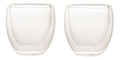 2 Copos Café Parede Dupla Borossilicato 70ml Lyor Transparente