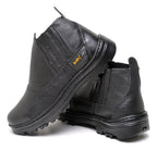 Bota Epi Calçado Segurança Couro Resistente Biqueira Pvc Ca
