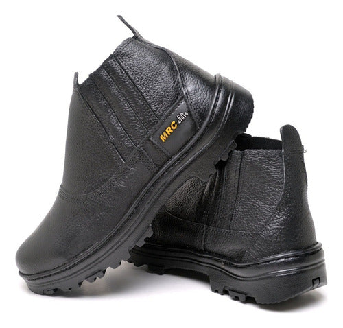 Bota Epi Calçado Segurança Couro Resistente Biqueira Pvc Ca