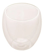 2 Copos Café Parede Dupla Borossilicato 70ml Lyor Transparente